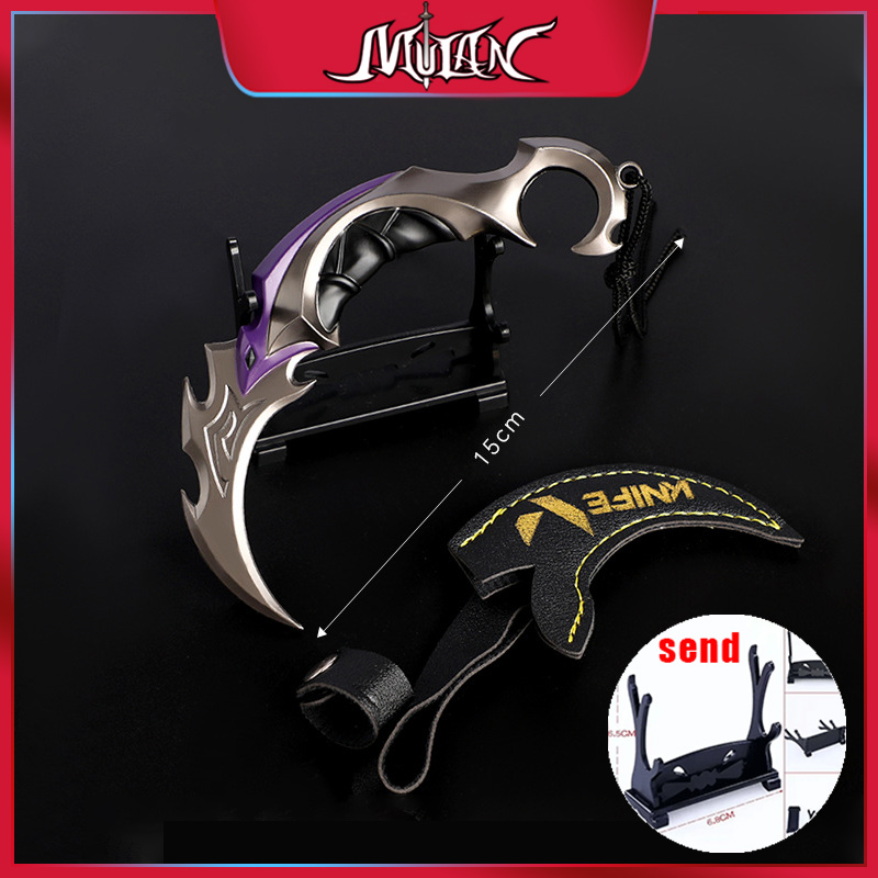 Craft Knife Set - 6 zoll Valorant EP5 Karambit Metall