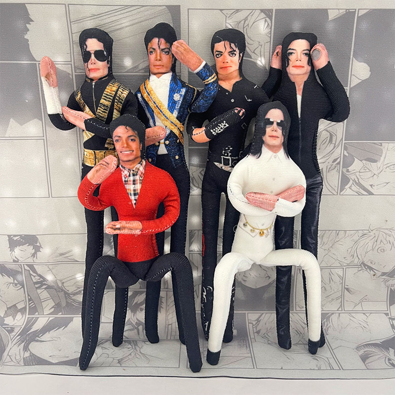 Prop De Cosplay - Michael Jackson Bewegliche Gelenk-Plüschpuppe Anime Cosplay
