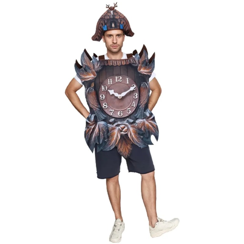 Cosplay Prop Business - Kuckucksuhr-Kostüm Festival-Party Cosplay-Requisite Kreativer Overall Geschäftsaktivitäten
