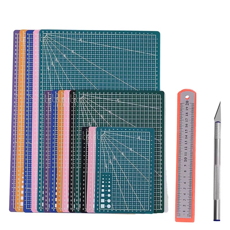 Craft Knife Set - Selbstheilende Schneidematte Set A3/A4/A5 PVC-Unterlage mit
