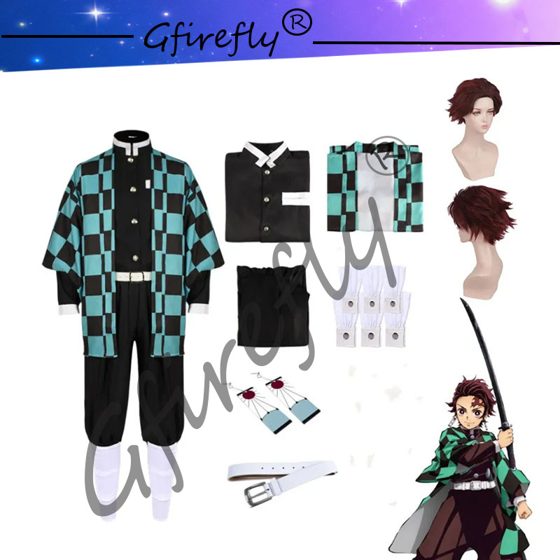 Kamado Tanjirou Cosplay Kostüm – Cosplay Prop Dagger Bewertung und Preis