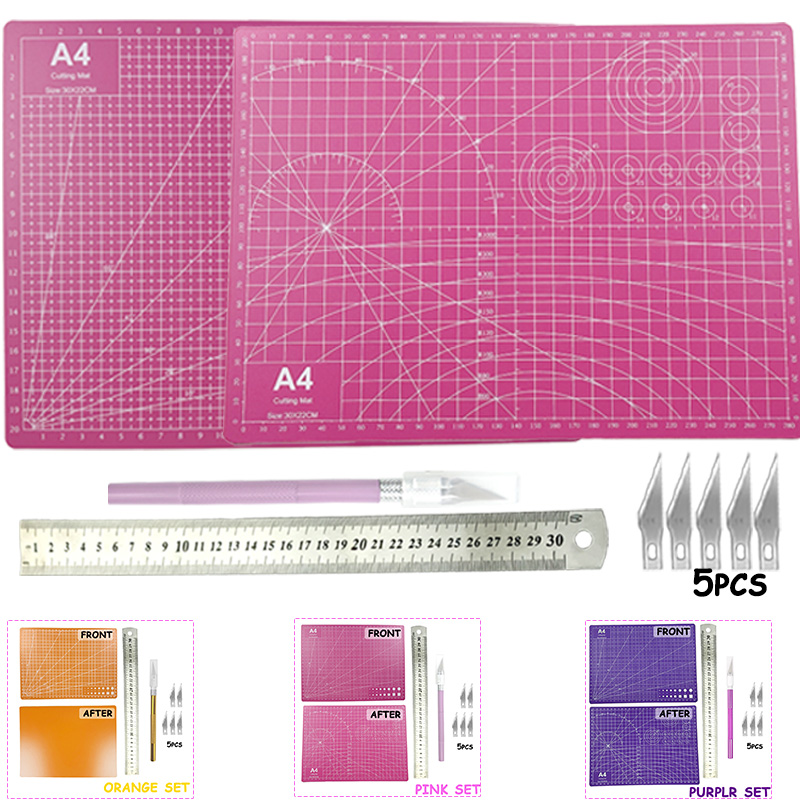 A4 PVC-Handschneidematte-Set,  – Craft Knife Set Bewertung und Preis