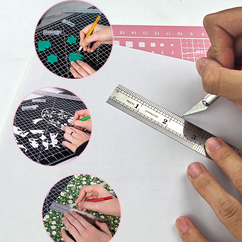 A4 PVC-Handschneidematte-Set,  – Craft Knife Set Bewertung und Preis