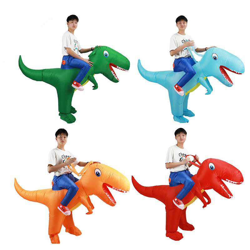 Aufblasbares Dinosaurier-Reitk – Cosplay Prop Business Bewertung und Preis