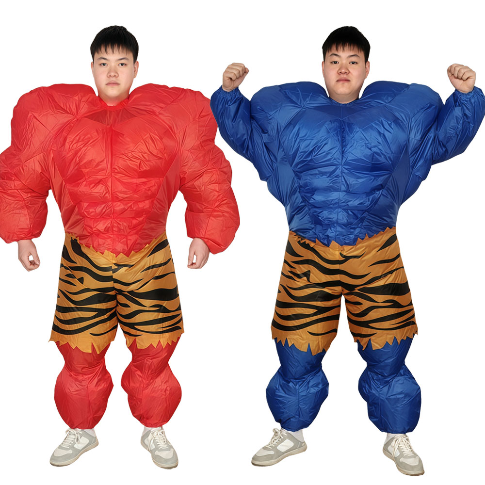 Halloween Blau-Roter Muskulöse – Cosplay Prop Business Bewertung und Preis