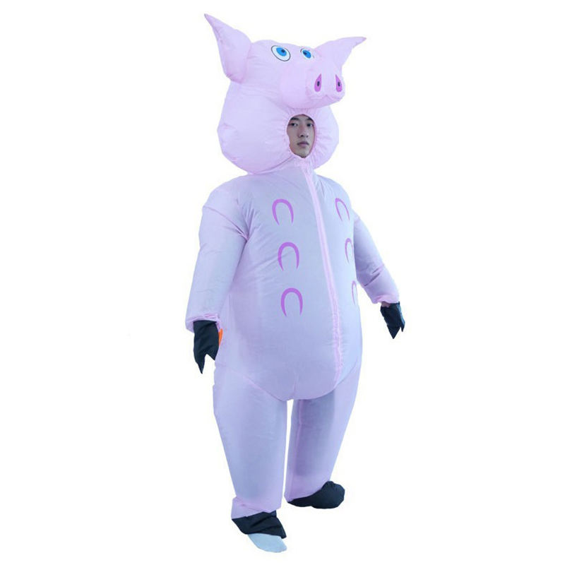 Rosa Schwein Aufblasbares Kost – Cosplay Prop Business Bewertung und Preis